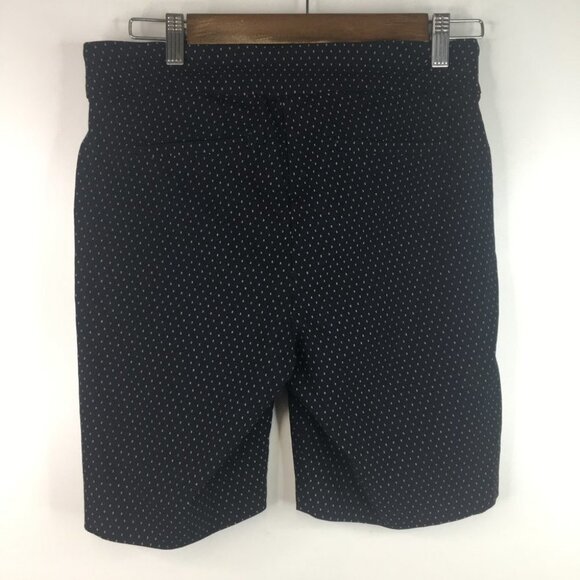 HILARY RADLEY Black Pull On Bermuda Shorts Stretch Size M - Picture 5 of 6